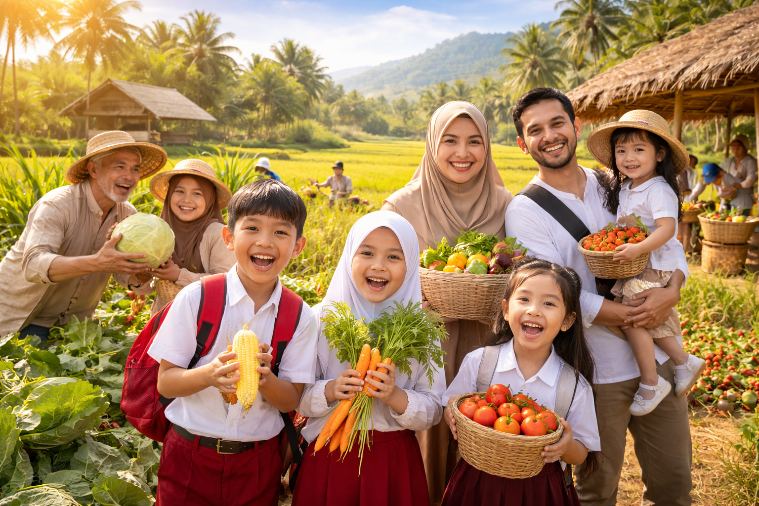 Kenalkan Anak Anak kita kehidupan di Desa